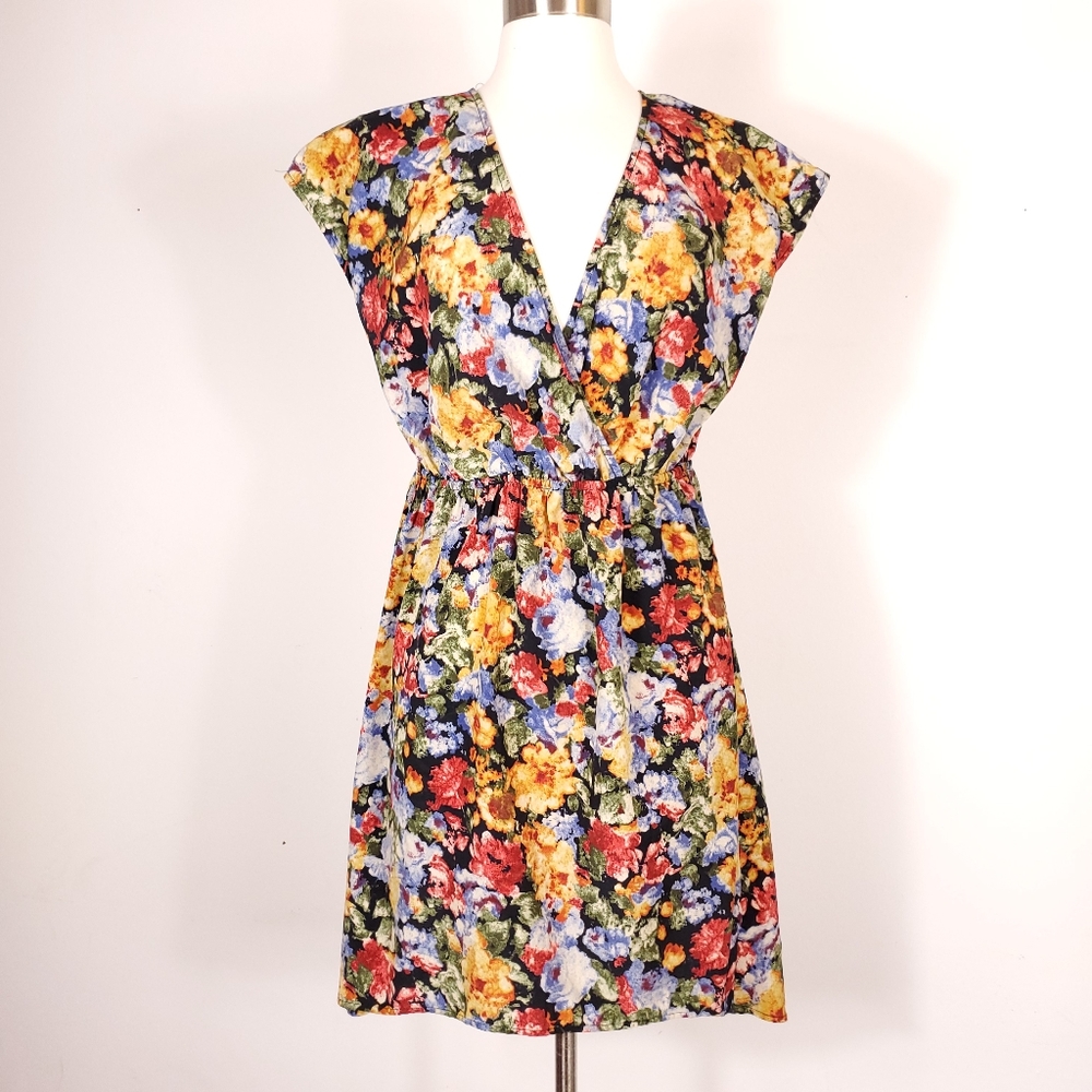 Anthro Coincidence & Chance High Lo Floral dress
